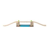 Bigjigs Rail Clickety Clack Bridge - Other Major Wooden Rail Brands (US IMPORT)