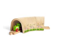 Bigjigs Toys Bigjigs Rail Wooden Curved Railway Tunnel, Multi