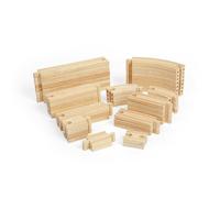 Bigjigs Rail Curves and Straights Expansion Bundle (48 pieces)