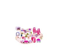 Bigjigs Rail, Fairy Town Train Set, Wooden Toys, Wooden Train Set, Gifts For 4 Year Old Girl, Pink Train Set, Girls Train Set, Bigjigs Train Set