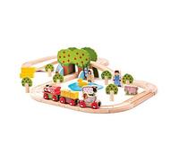 Bigjigs Toys Bigjigs Rail Wooden Farm Train Set, Multi