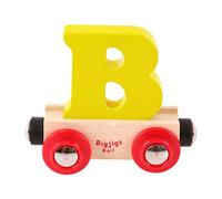 Bigjigs Rail Rail Name Letter B (Yellow)