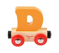 Bigjigs Rail Rail Name Letter D (Orange)