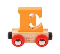 Bigjigs Rail Rail Name Letter E (Orange)