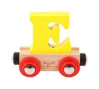 Bigjigs Rail Rail Name Letter E (Yellow)