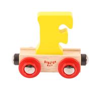 Bigjigs Rail Rail Name Letter F (Yellow)