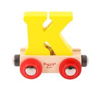 Bigjigs Rail Rail Name Letter K (Yellow)