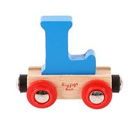Bigjigs Rail Rail Name Letter L (Blue)