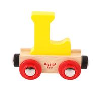 Bigjigs Rail Rail Name Letter L (Yellow)