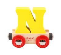 Bigjigs Rail Rail Name Letter N (Yellow)