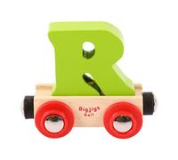 Bigjigs Rail Rail Name Letter R (Green)