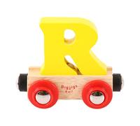 Bigjigs Rail Rail Name Letter R (Yellow)