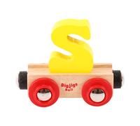 Bigjigs Rail Rail Name Letter S (Yellow)