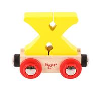 Bigjigs Rail Rail Name Letter X (Yellow)