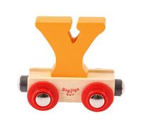 Bigjigs Rail Rail Name Letter Y (Orange)