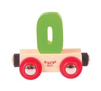 Bigjigs Rail Rail Name Number 0 (Green)
