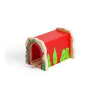 Bigjigs Rail Red Brick Tunnel, Wooden Toys, Train Set, Train Tunnel, (US IMPORT)