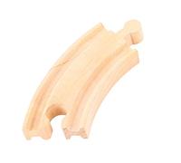 Bigjigs Rail Short Curves (Pack of 4) - Other Major Wooden Rail Brands are Compatible