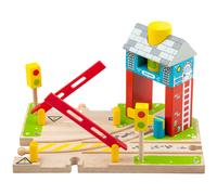 Bigjigs Rail Signal Box Tunnel - Wooden Train Set Accessories, Tunne (US IMPORT)