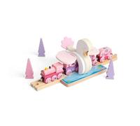 Bigjigs Rail Swan Tunnel, Wooden Fairy Train Set Accessory