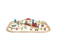 Bigjigs Rail Town and Country Train Set - 101 Pieces