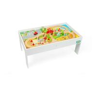 Bigjigs Rail 50 Piece Wooden Train Set and Table