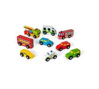 Bigjigs Rail Vehicle Pack - 9 Pieces