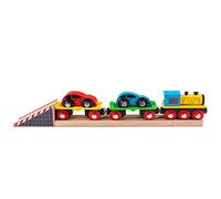 Bigjigs Rail Wooden Car Loader - Other Major Rail Brands are Compatible