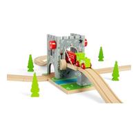 Bigjigs Rail Wooden Castle Drawbridge Medieval Themed Train Track Accessory