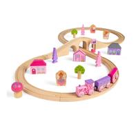 Bigjigs Rail Fairy Figure of 8 Train Set, 35 Piece Wooden Railway Toy