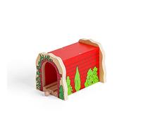 Bigjigs Rail Wooden Red Brick Tunnel - Other Major Rail Brands are Compatible
