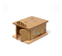 Bigjigs Rail Wooden Saloon Tunnel - Wild West Accessory For Train Sets Bigjigs Rail Multicolor