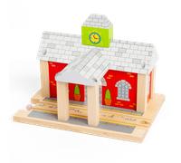 Bigjigs Rail Wooden Railway Station, none