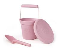 Silicone Bucket And Spade Set Bigjigs Toys Dusty Pink One Size