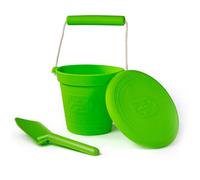 Silicone Bucket And Spade Set Bigjigs Toys Bright Green One Size
