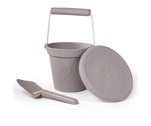 Bigjigs Toys 3 Piece Silicone Beach Bundle - Stone Grey