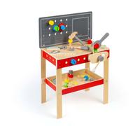 Bigjigs Toys 34 Piece Worker's Workbench Bigjigs Toys Multicolor