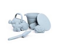 Bigjigs Toys 5 Piece Silicone Beach Toy Bundle - Dove Grey, Grey