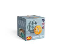 Bigjigs Toys Activity Balls, 2 Piece Silicone Teether & Sensory Baby Toy