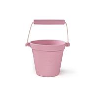 Bigjigs Toys Adventure Collapsible Bucket (Blush Pink) - Silicone Bucket for Sandpit, Holiday Toys for Toddlers, Quality Sand & Water Toys Bigjigs Toys Pale Pink