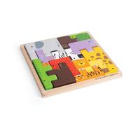 Bigjigs Toys Animal Lock-a-Block Puzzle - 11 Piece Bigjigs Toys Multi One Size