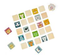 Bigjigs Toys Animal Match - 30 Piece Wooden Animals Pairing Game, Travel Toy For Toddlers, Fun & Educational Kids Games, Toddler Gifts, Age 2+ Years