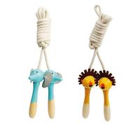 Bigjigs Toys Animal Skipping Ropes (Lion & Elephant) - 2pcs