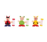 Bigjigs Toys Animal Tooth Brush Timer (Pack of 3)