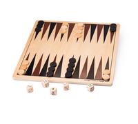 Bigjigs Toys, Backgammon - Wooden Board Game, 2 Players, Ages 3+ - Traditional Family Game