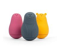 Bigjigs Toys Bath Buddies - 3 Piece Toddler Squirty Bath Animals Toys, 4 Months, Sustainably Made