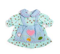 Bigjigs Toys Blue Strawberry Dress for 25cm Rag Dolls (Small)