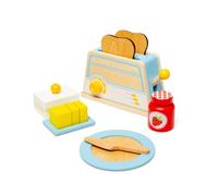 Bigjigs Toys Breakfast Set, Wooden Pretend Play Food Playset