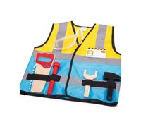 Bigjigs Toys Kids Construction Outfit - Kids Builder Costume for 3-5 Years, Complete with Toy Tools Set, Ideal Pretend Play Costume, Gift for Boys & Girls