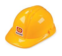Bigjigs Toys Builder's Helmet | Yellow Hard Hat for Kids Costume | Construction Toys for a Fancy Dress Party | Toddler Outfit for Boys & Girls Age 3+ | Educational Tool for Role Play Games